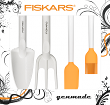 Fiskars dárková sada drobných nástrojů - bílá